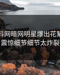 今晚爆料网暗网明星爆出花絮，令人震惊细节细节太炸裂