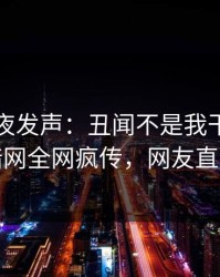 网红深夜发声：丑闻不是我干的！爆料网暗网全网疯传，网友直呼过瘾
